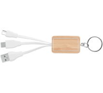 Bamboo 3-in-1 USB cable